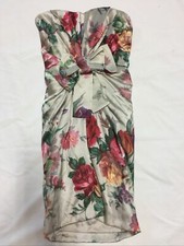 DOLCE GABBANA Strapless Corset Bustier Dress IT36