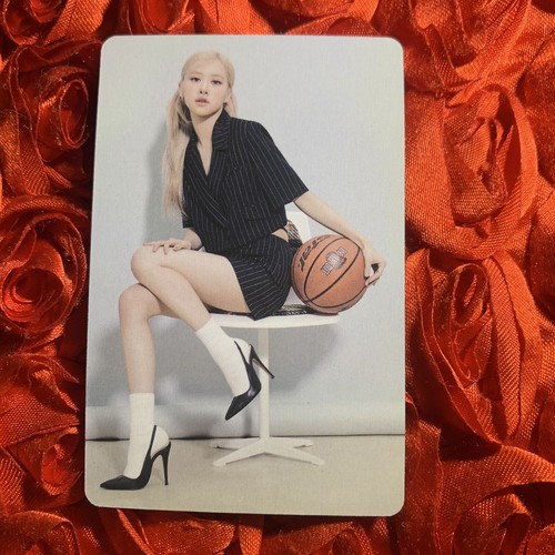 Rose BLACKPINK The Game Edition Celeb KPOP Girl Photo Card Summer Basketball