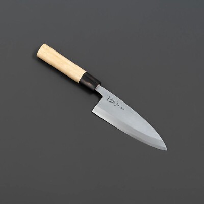 Masamoto KS Deba Knife - White Steel No.2 for Small Fish Filleting & Butchering
