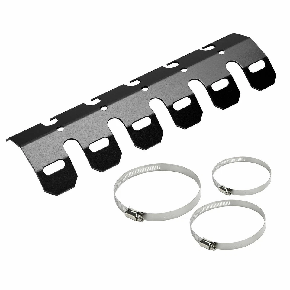 Motorcycle Exhaust Muffler Pipe Leg Protector Heat Shield Cover Cafe Racer  - Image 4 of 4