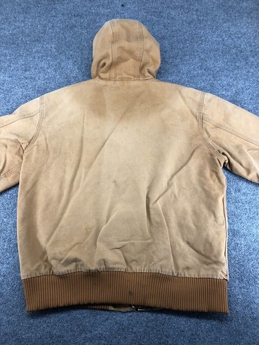 Vintage Carhartt Kapuzenjacke Herren L Beige - Bild 12 von 13