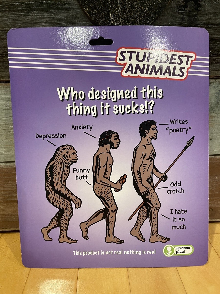 Obvious Plant Stupidest Animals Human Beings Figure Set Internet