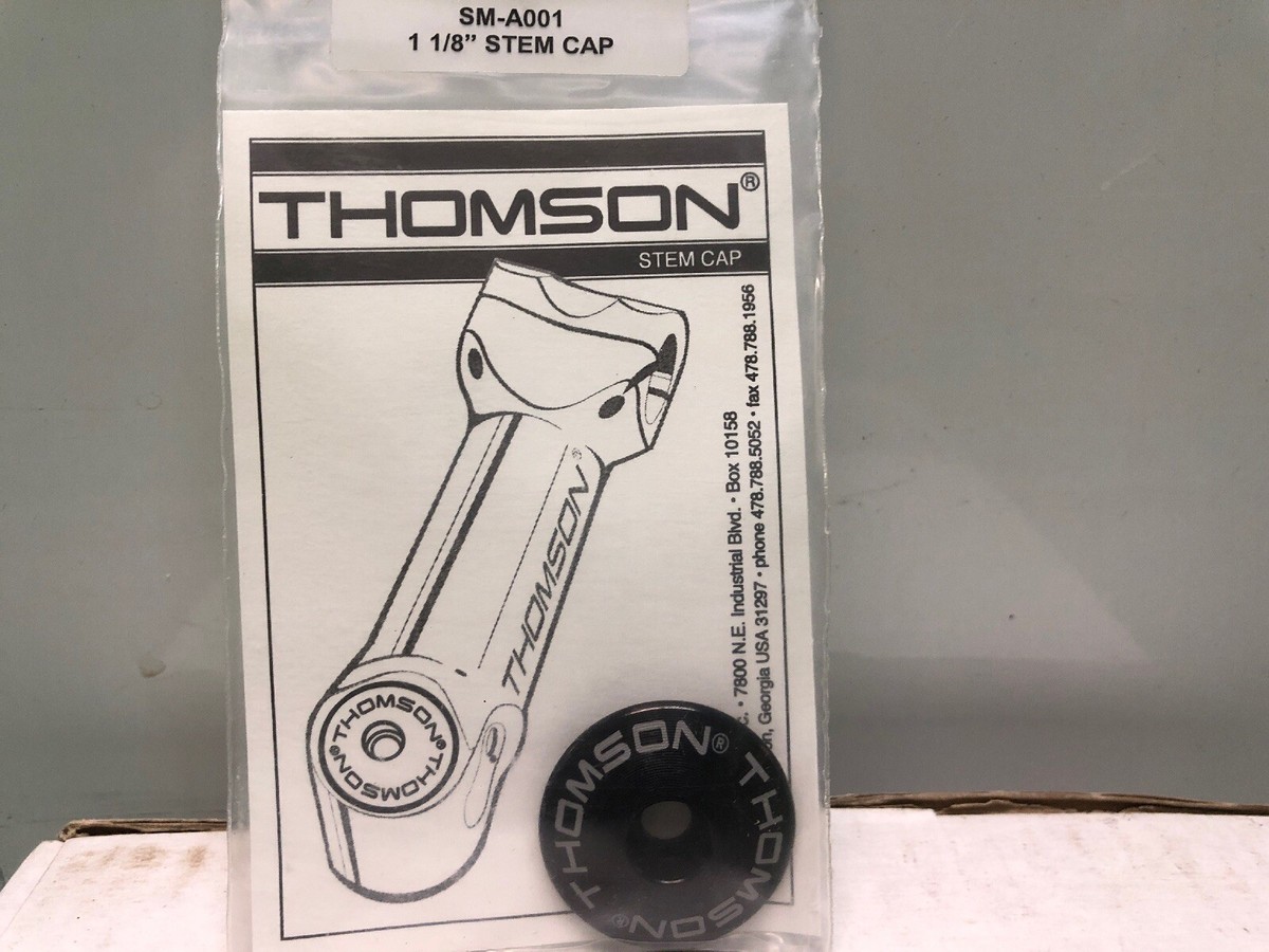 New Thomson Threadless Stem Top Cap - 1 1/8