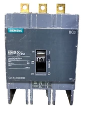(1) NEW Siemens BQD3100 3p 480v 100a Circuit Breaker - NEW TAKEOUT