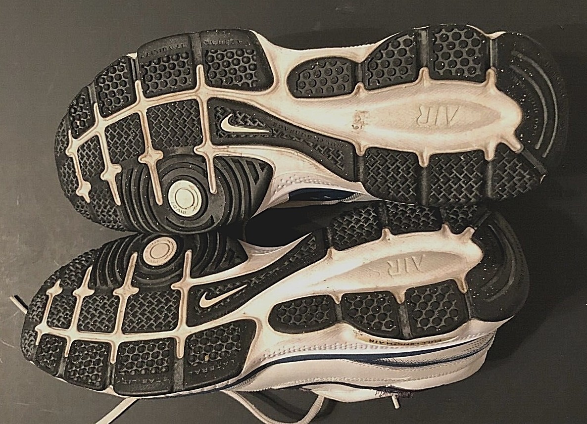 NIKE Air Edge 2008 Men's 318087-142 Blue White Low Top Training Run Sneaker 14 thumbnail 9