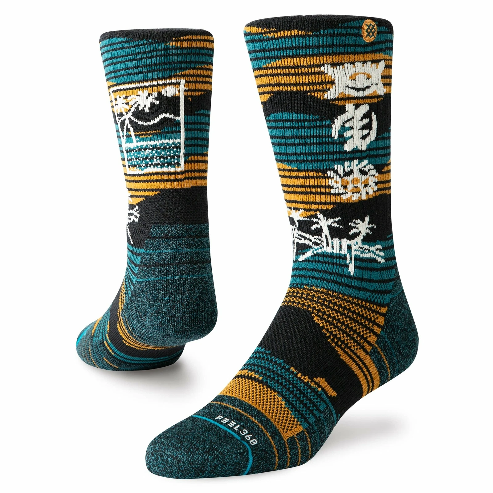 STANCE Men's Hike Crew Socks CRAG HIKE - GRN - Medium (6-8.5) - NWT - LAST ONE
