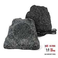 Outdoor Rock Bluetooth Speakers Wired IPX7 Waterproof 400 Watt Resin 6.5 inch