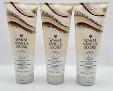 NEW Bath Body Works Warm Vanilla Sugar Moisturizing Body Wash 10oz Lot Of 3