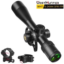 WestHunter WHT 6-24X44 SFIR FFP Optics Zielfernrohr Leuchtabsehen Erstes Brenneb