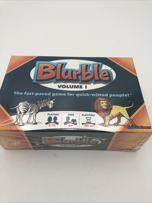Blurble Volume 1 Strategy Card Game By Bernard Games 2 to 12 Players