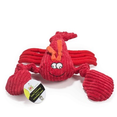 Plush Corduroy Durable Squeaky Knottie Dog Toy Great Dog Toys For Aggressive Che