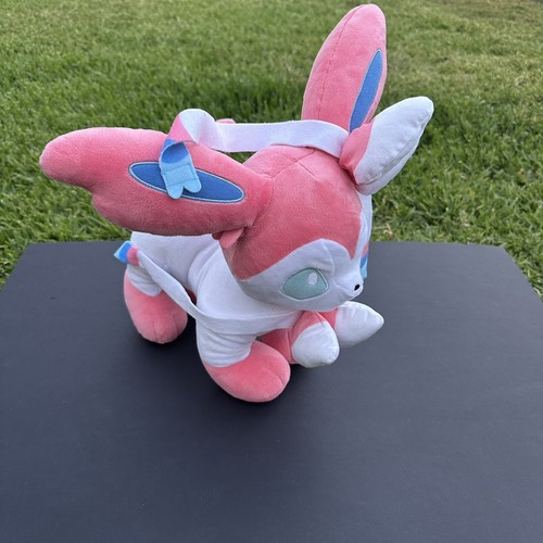 Build-A-Bear Pokemon Sylveon Plüschtier 17 Zoll rosa weiß Stofftier KEIN SOUND süß weich