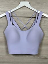 Lululemon Like A Cloud Long Line Bra D/DD Ribbed Size 10 LFRS 03669.