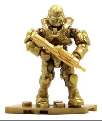 Gold Locke Halo Mega Construx  20th Anniversary