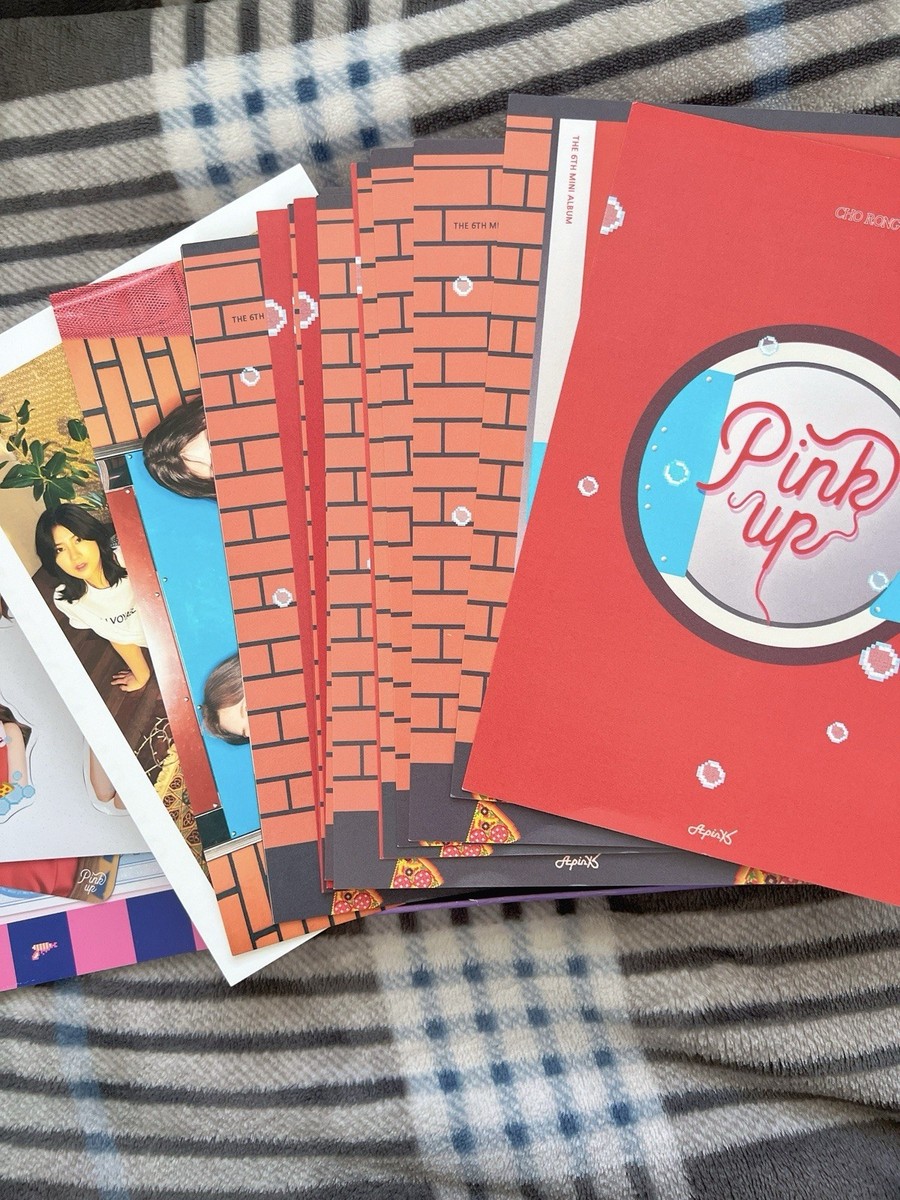 APINK Pink Up 6th Mini Album A ver. CD + PHOTOCARD + FOLDED POSTER