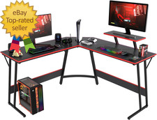L Shaped Desk Corner Gaming Computer Desk with Large Desktop Studying
