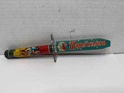 Vintage Tin Litho Toy Magic Short Sword Japan
