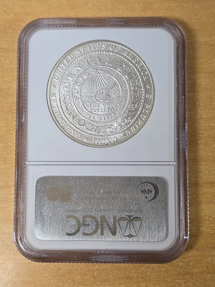 2006 P Ben Franklin Founding Father Commemorative Silver Dollar NGC MS69 MS 69 - Image 4 of 4