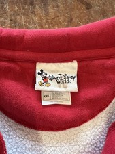 VTG 90s Walt Disney World Gray Men s XXL Quarter Zip Sweatshirt Embroidered