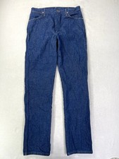 Wrangler 13MWZ Cowboy Cut Jeans Blue Denim Original Fit Western Mens 34x36