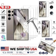 NNBILI Tempered Glass Screen Protector for Samsung Galaxy S24 S25 S26 Ultra