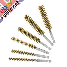 Hex Shank Brass Bore Cleaning Wire Brushes 8/10/12/15/17/19mm For Power Drill m