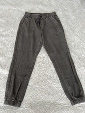 ATHLETA Farallon Jogger Pants Womens 4 Stretch Athleisure 27” Dark Green/Gray