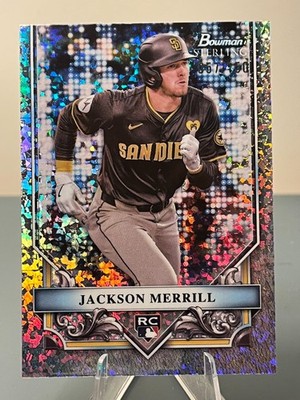 2024 Bowman Sterling #BSR-1 Jackson Merrill Mini Diamond Refractor 057/150 Padre