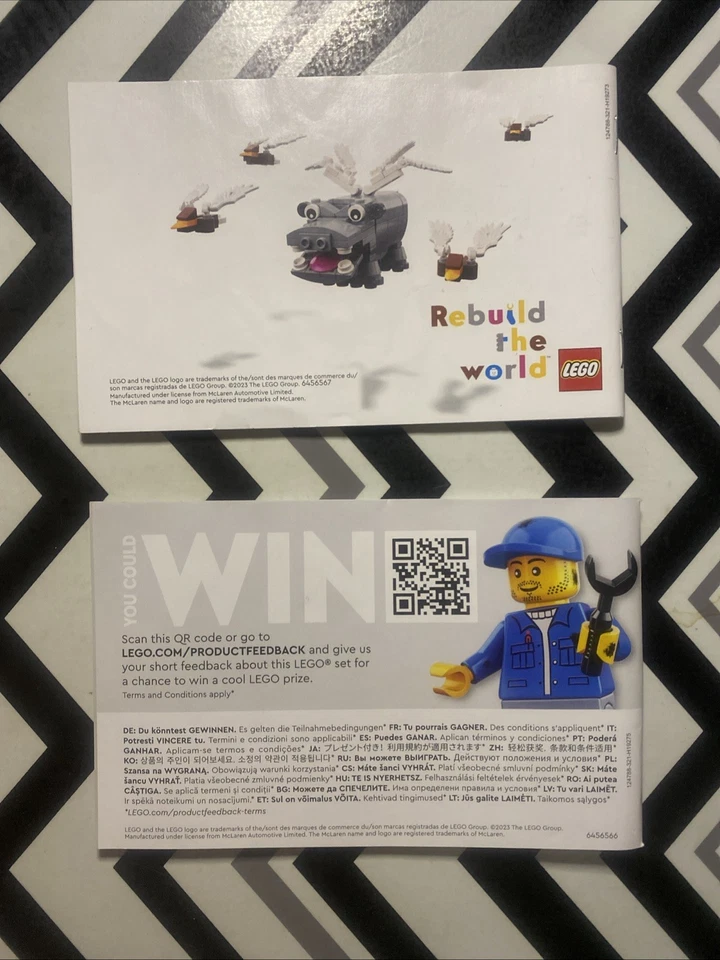 乐高 Speed Champions McLaren Solus GT & McLaren F1 LM 76918 无盒或贴纸 — 第 3/4 张图片