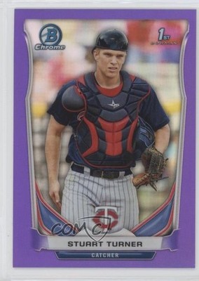 2014 Bowman Chrome Prospects Purple Refractor 80/150 Stuart Turner #BCP84 1n1