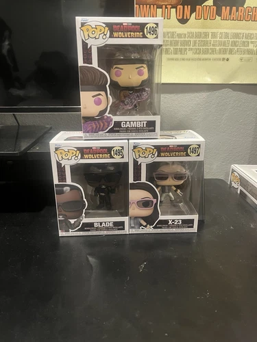 Deadpool And Wolverine Funko Lot Of 3