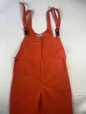 Westex FR Flame-Resistant Orange Overalls Medium 38 32 Made in USA 100 Cotton