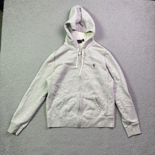 Ralph Lauren Sport Hoodie Womens Large Gray S...