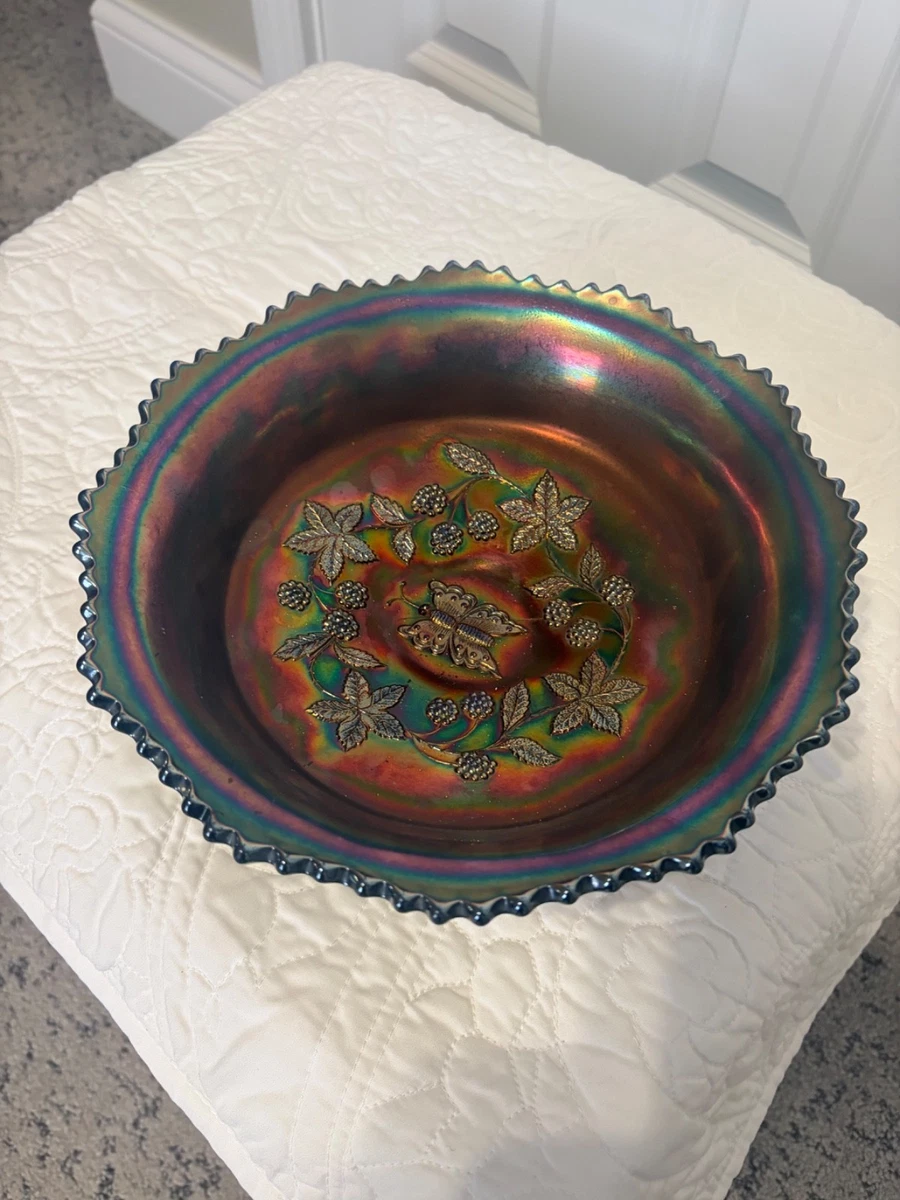 fenton blue carnival glass products for sale | eBay