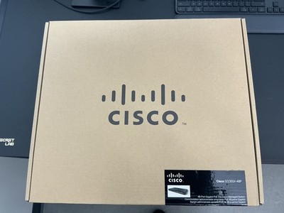 NEW Cisco SG350X-48P-K9 48-Port Gig PoE+ Managed Switch 4x 10G Uplink Stacking 