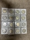 16 Silver Half Dollars 64  Kennedy -walking  Liberty