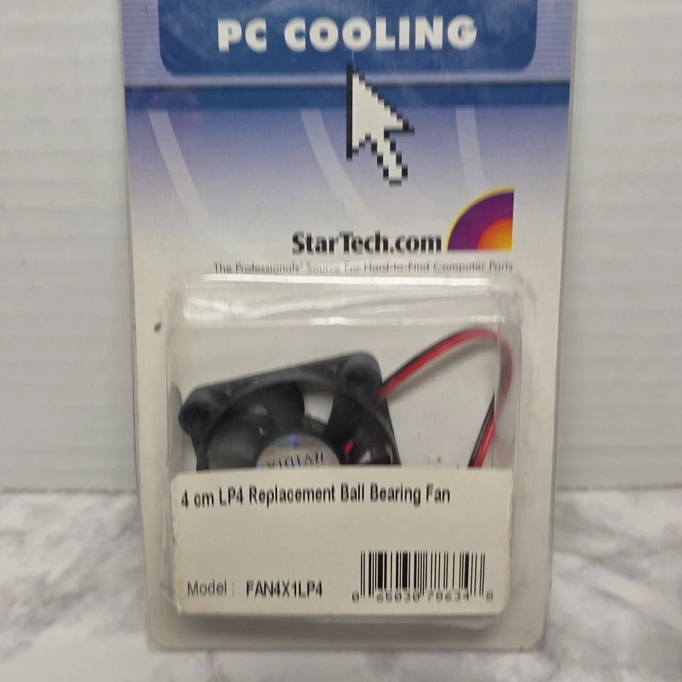 StarTech 40x 10mm Dual Ball Bearing Computer Case Fan LP4 Connector FAN4X1LP4 - Image 2 of 4