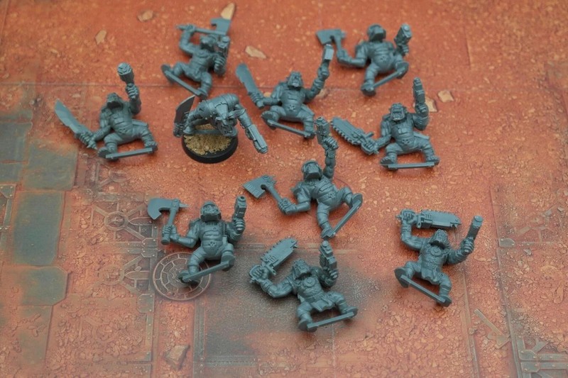 Ork Boyz Old Sculpt Miniatures | Classic Ork Models | 40K | Warmodels