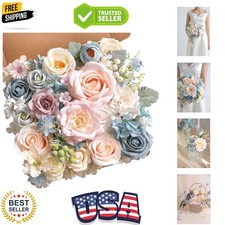 Artificial Flowers Combo Box Set Faux Flowers Bulk Flower Leaf with Stems Arr...