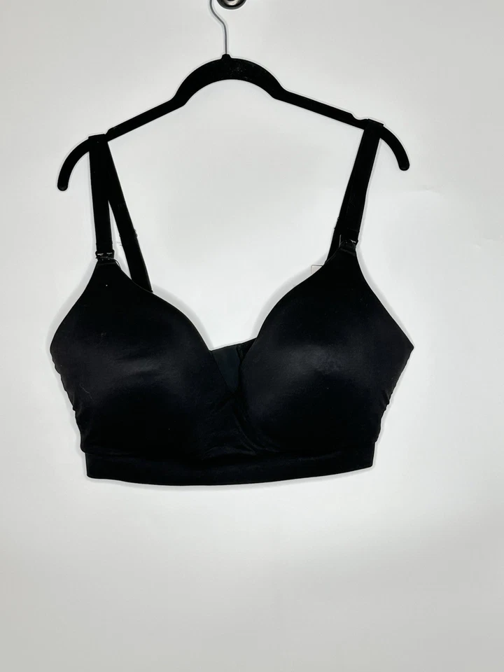 NWT Kindred Bravely Hands Free Pumping and Nursing Plunge Bra XXL Busty Black - Image 3 of 4