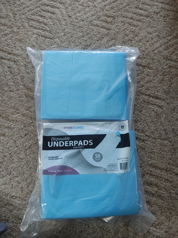 Disposable Underpads 23x36 Brand: Procure Products 50 Count