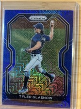 2021 Panini Prizm - Tier II Tyler Glasnow #134 Blue Mojo Prizm /199