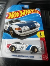 2026 Hot Wheels Ferrari 365 GTB4 Competizione Red White Blue Ferrari 2/5
