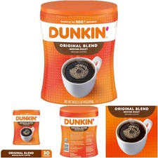 30 Ounce Medium Roast Ground Coffee Original Blend, Premium Quality