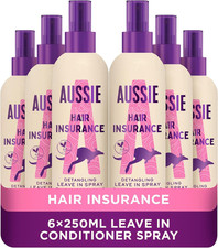 Aussie Miracle Hair Insurance Conditioner Detangler Spray, 6 x 250ml 16.63 per litre