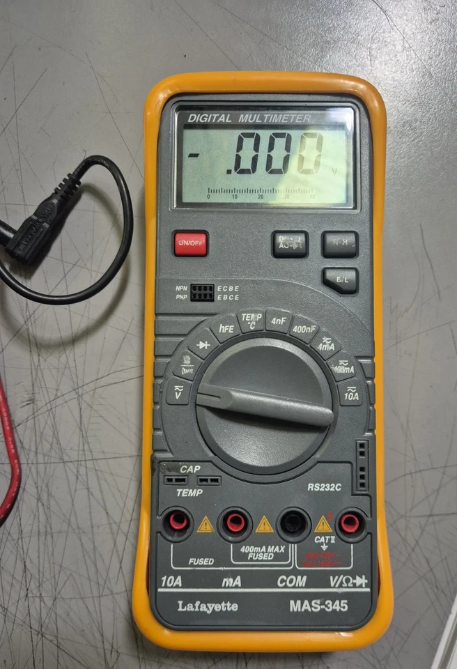 multimetro digitale Tester Lafayette Mas 345 Professionale  - Immagine 2 di 4