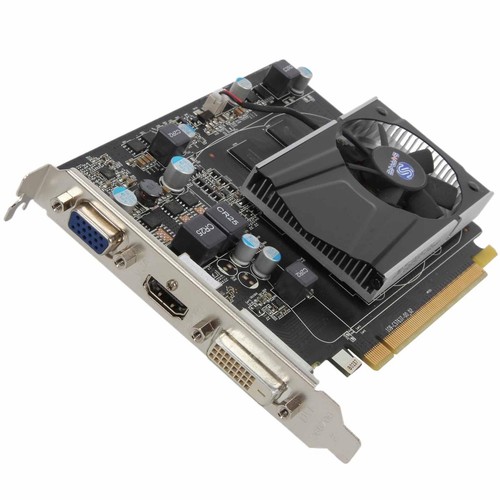 Sapphire R7 240 4GB GDDR3 Grafikkarte HDMI DVI VGA 3 Bildschirme Monitor LCD - Bild 1 von 3