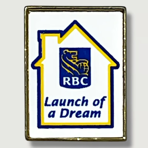 RBC Royal Bank of Canada Launch for a Dream Vintage Lapel Pin B26