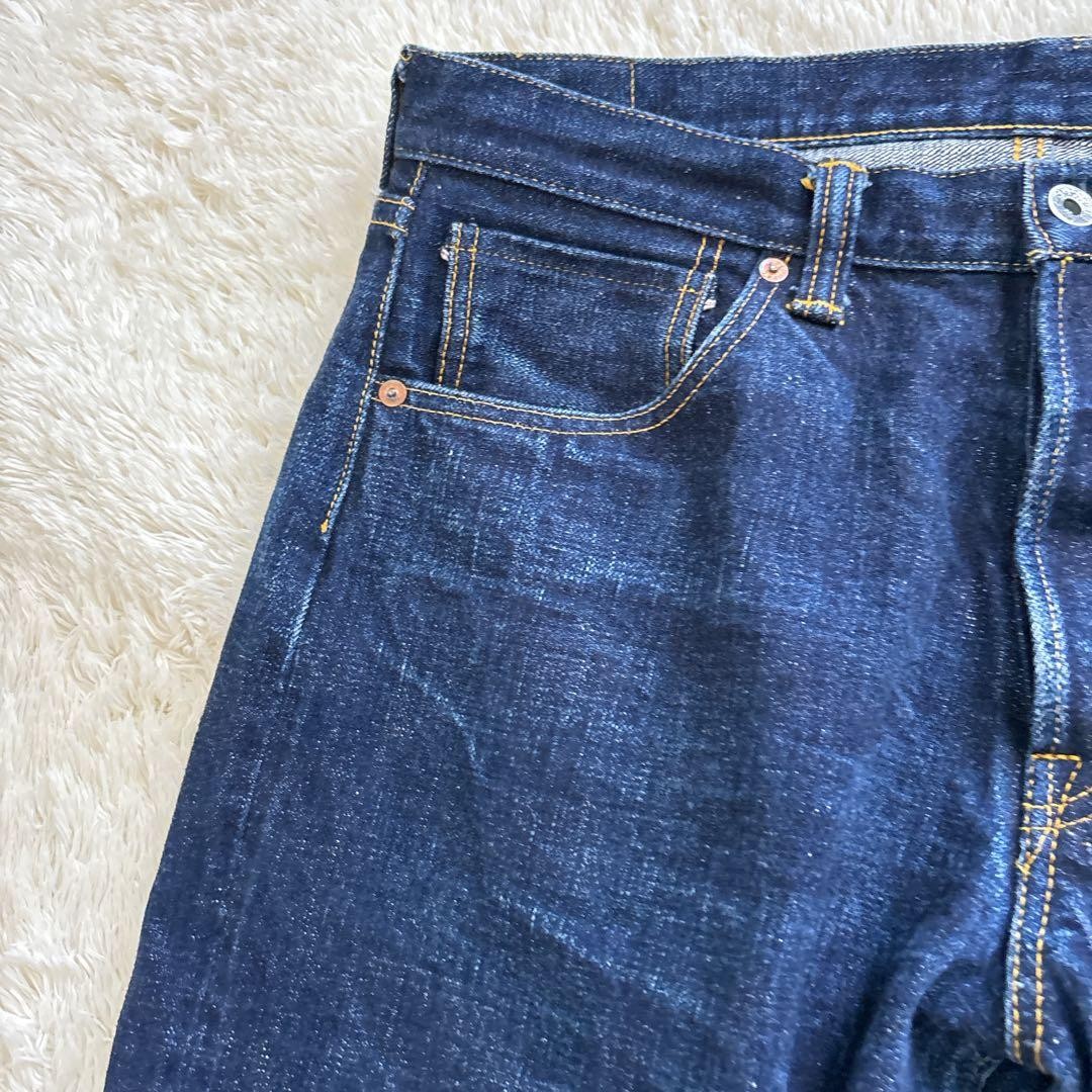 Samurai Jeans S3000VX War 17oz Deep Blue W36 Denim Japan Made