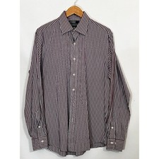 Polo by Ralph Lauren Curham Custom Fit Size 16 L Men's Striped Long Sleeve